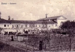 Il convento in una immagine del  primo decennio del Novecento